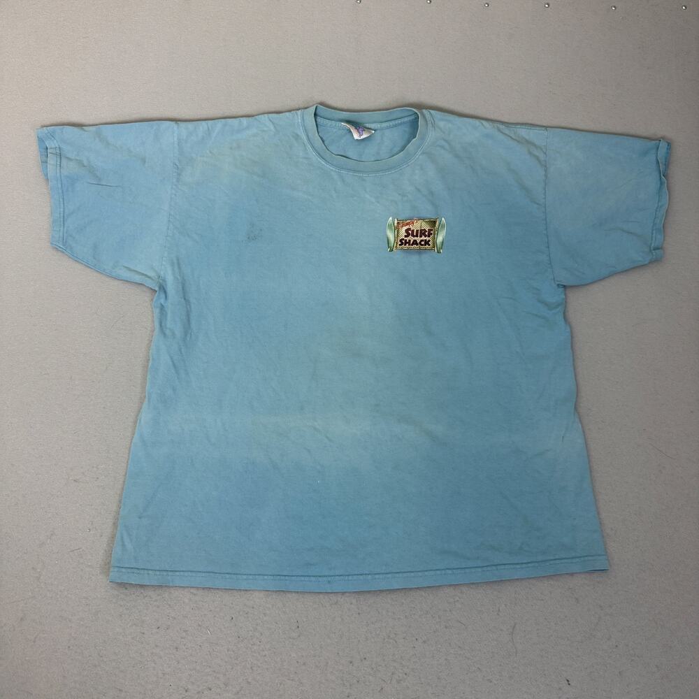 Disneyland Resort Grumpy Surf Shack Graphic T Shirt Blue Disney Tee